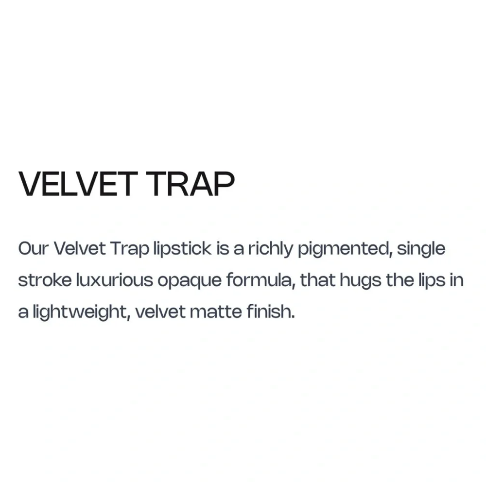 Jeffree Star Velvet Trap Drill Sergeant Lipstick